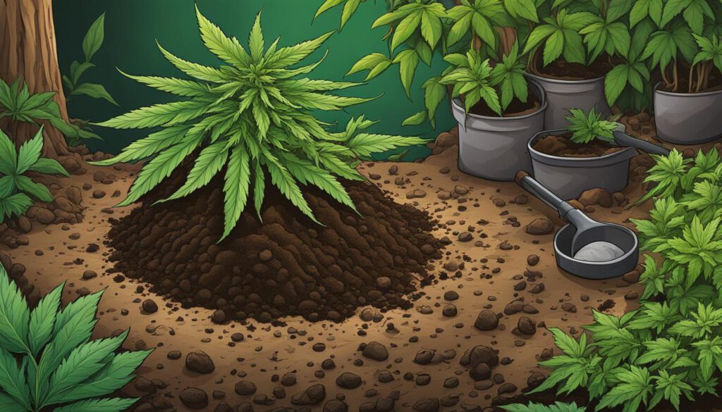 Enhancing soil quality for cannabis plants