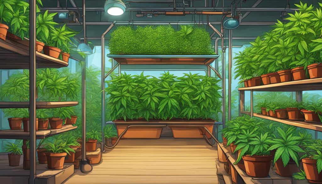 hydroponics cannabis system
